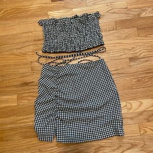 Zara Two Piece Outfit Set